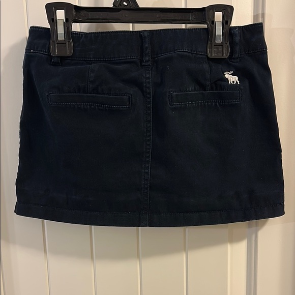 Abercrombie Kids Navy Blue Classic Skirt Cotton Blend Back to school - Size 14 - Picture 4 of 5